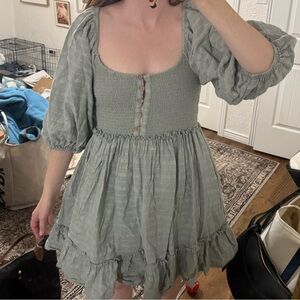 Free people blue mini